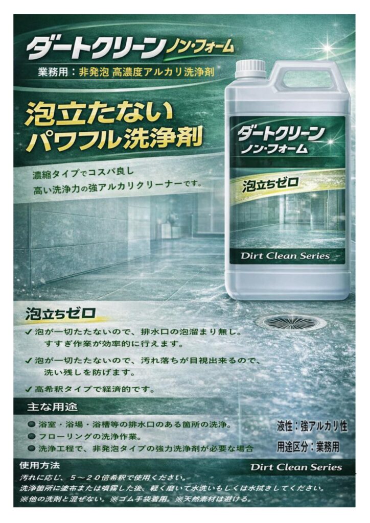 ダートクリーンnon-foam